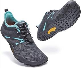 img 4 attached to Experience The Ultimate Comfort And Stability With ALEADER Women'S Barefoot Trail Running Shoes