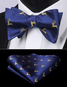 img 3 attached to 👔 HISDERN Pattern Pocket Wedding Accessories: Stylish Enhancements for Your Special Day