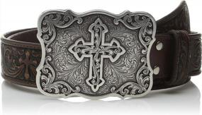 img 1 attached to Nocona Womens Large Cross Buckle