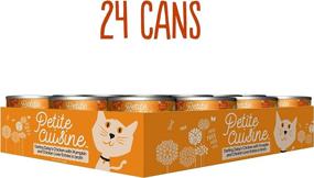 img 3 attached to 🐱 Grain Free Wet Cat Food, Petite Cuisine Darling Daisy's Chicken with Pumpkin & Chicken Liver - 2.8 oz, Pack of 24 Cans