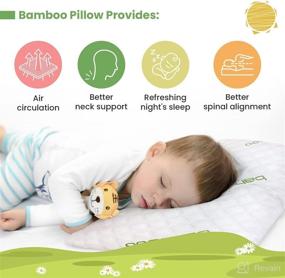 img 2 attached to Sleepsia Toddler Pillow Supersoft Supportive