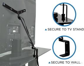 img 3 attached to 📺 Child & Baby Proof Your TV with Mount It! TV Safety Straps – Anti-Tip & Earthquake Protection, Heavy-Duty Metal Connectors, Black