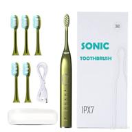 🦷 advanced sonic electric toothbrush: waterproof & rechargeable - your oral health solution logo