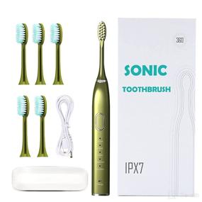 img 4 attached to 🦷 Advanced Sonic Electric Toothbrush: Waterproof & Rechargeable - Your Oral Health Solution