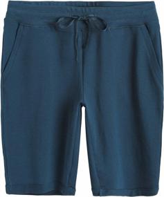 img 4 attached to Cotton Bermuda Shorts For Women With Convenient Pockets By Weintee