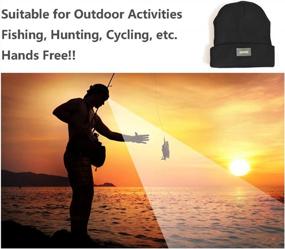 img 3 attached to Light Up Your Adventures With UltraKey Outdoors Headlamp Beanie - Perfect For Camping, Sports, And Outdoor Activities