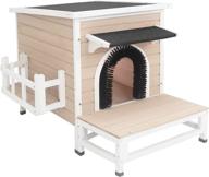 gowoodhut cat house weatherproof two three logo