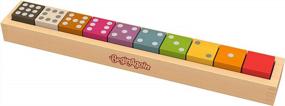 img 3 attached to Build Numeracy Skills With BeginAgain Penny Blocks - Wooden Educational Blocks For Kids Aged 1 And Up