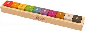 img 4 attached to Развивайте навыки счета с помощью деревянных развивающих кубиков BeginAgain Penny Blocks для детей от 1 года