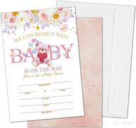 invitations invites decorations double sided envelopes baby stationery logo