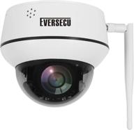 eversecu vandalproof 2.4ghz wifi motorized ptz ip dome ceiling auto-cruise outdoor security metal dome camera with 1080p 5x optical zoom,ir night vision,rtsp and e-mail push alerts logo