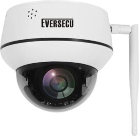 img 4 attached to EVERSECU Vandalproof 2.4Ghz WiFi Motorized PTZ IP Dome Ceiling Auto-Cruise Outdoor Security Metal Dome Camera With 1080P 5X Optical Zoom,IR Night Vision,RTSP And E-Mail Push Alerts