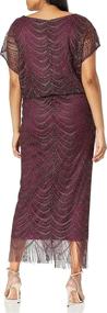 img 1 attached to S L Fashions Womens Metallic Crochet Women's Clothing : Dresses