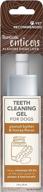 peanut butter flavored dog teeth cleaning gel - tropiclean enticers, 2 ounce - a great alternative to dog toothpaste logo