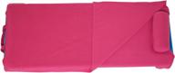 nap sac roll up napping blanket with attached pillow for preschool/daycare - soft w/ elastic straps, fits most mats & cots logo