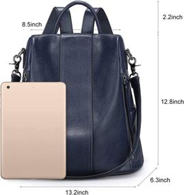 img 1 attached to S ZONE Backpack Anti Theft Rucksack Waterproof Women's Handbags & Wallets : Fashion Backpacks