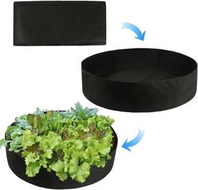 img 2 attached to Firlar 2 Pack Fabric Raised Garden Beds - Easy Planting Solution For Vibrant Herb, Flower, And Vegetable Gardens