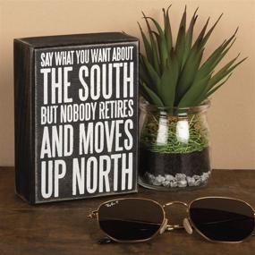 img 1 attached to Classic 'The South' Box Sign By Primitives By Kathy
