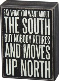 img 3 attached to Classic 'The South' Box Sign By Primitives By Kathy