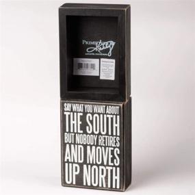 img 2 attached to Classic 'The South' Box Sign By Primitives By Kathy