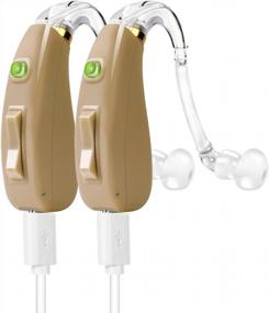 img 4 attached to Banglijian Rechargeable Ziv-201 Hearing Aid: Digital Noise Reduction, Feedback Cancellation – Small Size (2 Units)