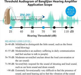 img 1 attached to Banglijian Rechargeable Ziv-201 Hearing Aid: Digital Noise Reduction, Feedback Cancellation – Small Size (2 Units)