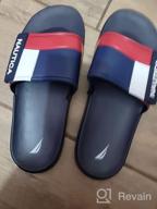 картинка 1 прикреплена к отзыву 👟 Nautica Athletic Comfort Sandal - Adjustable, Grey, Size 11 от Unm Weil