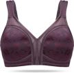 plus size full figure minimizer wire free non-padded unlined bra for large busted women - hansca logo