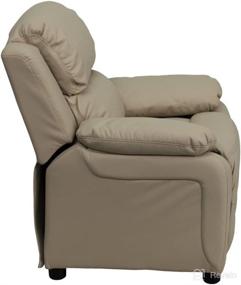 img 3 attached to Flash Furniture Contemporary Recliner Headrest Furniture made as Kids' Furniture