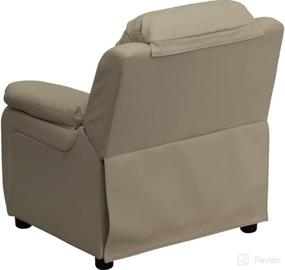 img 2 attached to Flash Furniture Contemporary Recliner Headrest Furniture made as Kids' Furniture