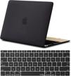 matte black hardshell case and keyboard cover for macbook 12 inch a1534 with retina display by kuzy logo