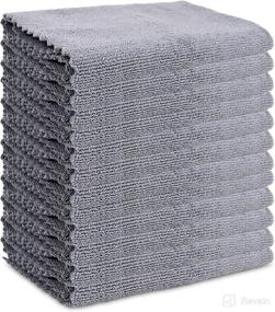 img 4 attached to 🧽 Arkwright Microfiber Car Cleaning Cloths (16x16, 12-Pack) - Premium Auto Detailing Towels for Polishing, Washing, and Drying (Grey)