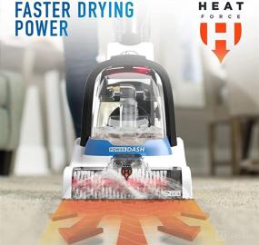 img 1 attached to 🧹 Ultimate Cleaning Companion: Hoover PowerDash Pet Compact Carpet Cleaner - Lightweight & Powerful (FH50700, Blue)