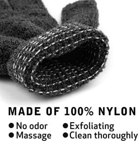 img 3 attached to 10Pairs Exfoliating Gloves: Essential Exfoliation Accessories for Radiant Skin