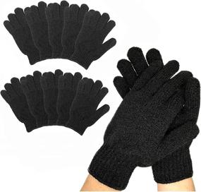 img 4 attached to 10Pairs Exfoliating Gloves: Essential Exfoliation Accessories for Radiant Skin