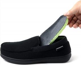 img 2 attached to RockDove Men'S Slippers With Removable Insoles And SILVADUR Anti-Odor Protection.