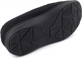 img 1 attached to RockDove Men'S Slippers With Removable Insoles And SILVADUR Anti-Odor Protection.