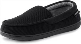 img 4 attached to RockDove Men'S Slippers With Removable Insoles And SILVADUR Anti-Odor Protection.