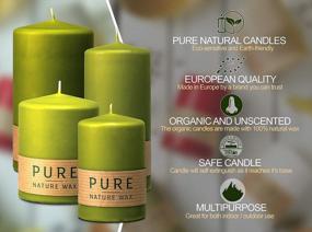 img 2 attached to Hyoola'S Pure Natural Pillar Candles: Environmentally Friendly And Sustainable