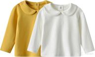 vivobiniya sleeve dress collar yellow apparel & accessories baby girls and clothing logo