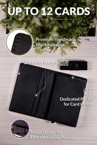 img 2 attached to Lefada Us Minimalist Blocking Aluminum Men's Accessories for Wallets, Card Cases & Money Organizers