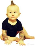 🌹 wild rose baby boy girl tattoo sleeve shirt: mom dad salvation in black - trendy and stylish! логотип