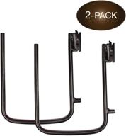 🔗 dc cargo mall 2-pack e-track large 9-inch u hanger tie down accessory for enclosed trailer/rv - ideal for ladders, beams, bars, hoses, and cables logo