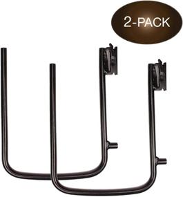 img 4 attached to 🔗 DC Cargo Mall 2-Pack E-Track Large 9-inch U Hanger Tie Down Accessory for Enclosed Trailer/RV - Ideal for Ladders, Beams, Bars, Hoses, and Cables