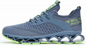 img 3 attached to Get Your Run On With Chopben Men'S Blade Shoes - Non-Slip, Fashionable & Breathable Sneakers!