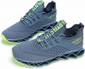 img 1 attached to Get Your Run On With Chopben Men'S Blade Shoes - Non-Slip, Fashionable & Breathable Sneakers!