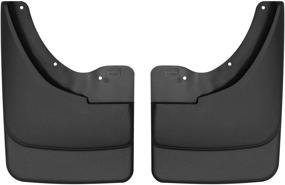 img 4 attached to 🚙 Husky Liners Rear Mud Guards - Black, 57031, Compatible with 1997-2004 Dodge Dakota including OE Fender Flares (2 Pieces)