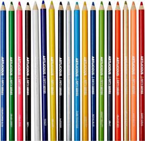 img 1 attached to Artlicious Colored Pencils: A Colorful Set Of 50 Pencils For Kids And Adults - Perfect For Art Projects And Professional Use