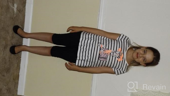 img 1 attached to Vivians Fashions Legging Shorts Length for Girls' Clothing and Leggings review by Chris Pacino