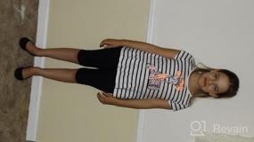 img 6 attached to Vivians Fashions Legging Shorts Length for Girls' Clothing and Leggings